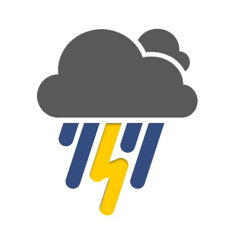 Thunderstorms Snow Icon 512x512 png